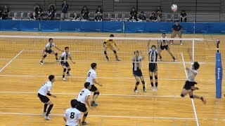 開智 vs 愛工大名電 準決勝 2セット目 インターハイ2017 男子バレーボール Japan volleyball