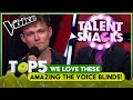 Favorite THE VOICE performances of Talent Snacks 😍 | TOP5