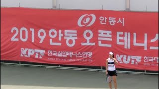 2019안동오픈테니스대회 혼합복식 준결승 3세트 매치 타이브레이크 김성훈 정수남 vs 조민혁 예효정