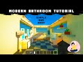 ⚒️[Minecraft Tutorial] : Modern Bathroom Build Tutorial ।।  Part 1 ।। c0mrade Gaming ।।