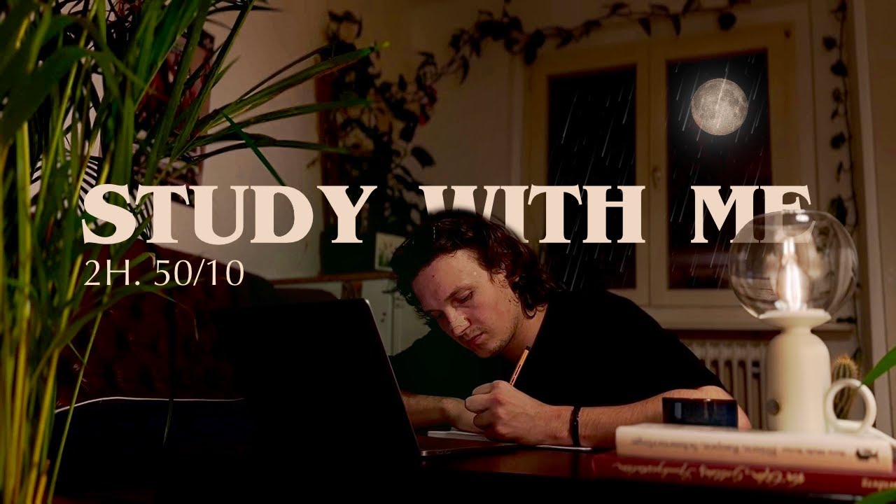 2 Hour Study With Me Background Noise рџњ пёџrain Sounds 10 Min Break