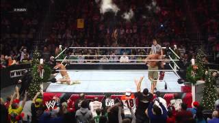 John Cena vs. Alberto Del Rio - Miracle on 34th Street Fight: Raw, Dec. 24, 2012