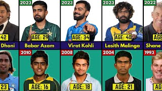 Famous Cricketers THEN and NOW: AGE Transformation