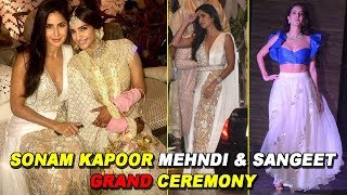 Katrina Kaif And Her Sister Isabelle Kaif At Sonam Kapoor Mehndi & Sangeet GRAND Ceremony