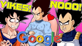 Vegeta And Goku Google Themselves