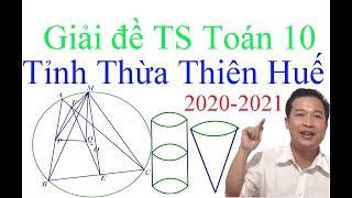 Đề Ôn tuyển sinh 10 - Tỉnh Tỉnh Thừa Thiên Huế   - 2020-2021