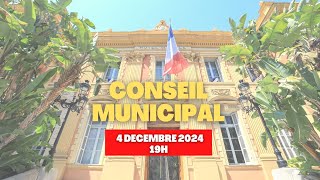 Conseil municipal du 9 décembre 2024