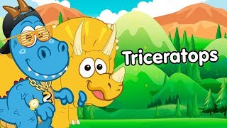 Triceratops dinosaurios canciones infantiles
