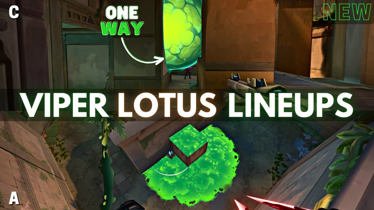 All The Viper Lineups You Need On LOTUS (NEW) | VALORANT - YouTube