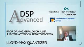 ADSP - 04 Lloyd-Max Quantizer - 01 Introduction