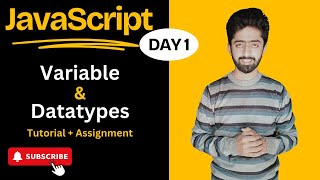 JavaScript Variables & Data Types | Web Development/JavaScript Course 2024 | Lecture 1