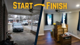 Converting a Carport Into a Bedroom - Start to Finish