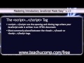 JavaScript Training Tutorial The SCRIPT Tag