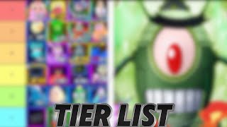 SPONGEBOB TOWER DEFENSE UNITS TIER LIST! (BEST UNITS IN SPONGEBOB TOWER DEFENSE)