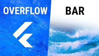 Flutter OverflowBar Widget