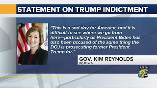 Iowa officials react to Trump indictment