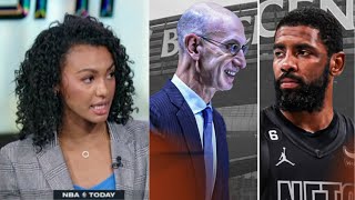 NBA Today | Malika Andrews reacts Kyrie Irving 'never apologize' to Adam Silver for anti-semitism