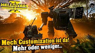 Mech customization is here and it's bordering on insane! More or less... | Helldivers 2