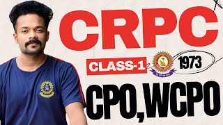 CRPC CLASS-1🔥CPO 2024 ,WCPO 2024 | KNOWLEDGE FACTORY PSC