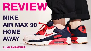 [REVIEW] 나이키 썸머위크 추천 스니커즈! 갑피에 비밀을 간직한 에어맥스 90 프리미엄 홈앤어웨이  Air Max 90 Home \u0026 Away CJ0611-101 REVIEW