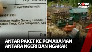 Kurir Ini Panggil Pemilik Paket di Pemakaman Balikpapan, Warganet: Disahuti Betulan Nanti Baru Tau