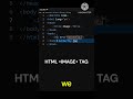 HTML Image Tag in 20 Seconds | HTML Tutorial #3 #shorts #coding