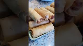 อร่อยกว่าซื้อ 100% ปอเปี๊ยะทอดกรอบๆค่ะ #shortvideo #springroll #ytshorts | Jaja in Germany