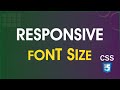 Responsive Font Size in CSS