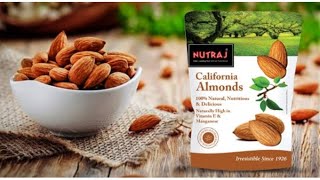 Nutraj California Almonds for Healthy Heart, Skin, Nails, Hair and Eyes