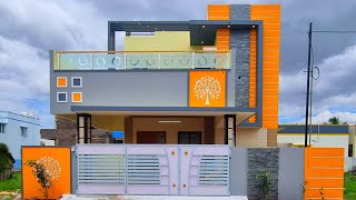 Duplex 3BHK house with garden | 3.8 cents | 2050 sqft building | House for sale in Coimbatore