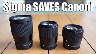 Sigma 16mm, 30mm, 56mm f1.4 REVIEW: Canon EOS M saved!