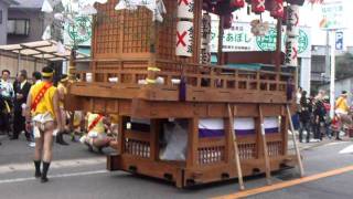 姫路市網干区　魚吹八幡神社の祭り　宵宮　余子濱　２０１１年