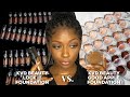 Makeup Verzuz: KVD Beauty Lock It Foundation vs. Good Apple Foundation | Niara Alexis