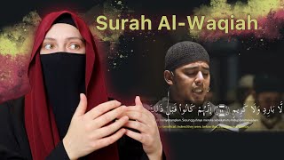 Revert Muslimah REACTS to Surah Al-Waqiah || Heart Touching Quran Recitation By Imam Salim Bahanan 💓