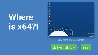 Where in the world is x64 support?