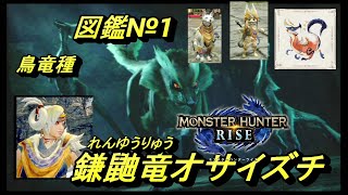 【MHriseモンハンライズ】大型モンスター図鑑【№1　鎌鼬竜オサイズチ】