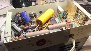 Heathkit HP20 Power supply reworked and replaced capacitors January 24, 2023