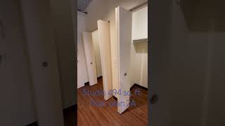 Studio Apartment 494 sq. ft. 2A #annarbor #studio #apartment