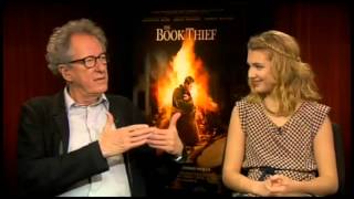 "The Book Thief" Interview with Geoffrey Rush and Sophie Nélisse