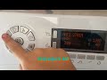 tutorial how to change menu language on a hotpoint ariston ultima washing machine