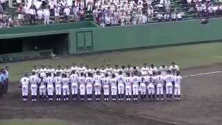 2015　夏　高校野球　福岡大会　９回　福翔高　中尾選手の投球