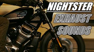 HARLEY NIGHTSTER 975 EXHAUST SOUNDS - STOCK AND AFTERMARKET