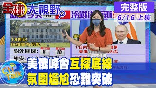 【全球大視野上集】資深政客對決菁英特務 美俄唇槍舌戰互不相讓  @全球大視野Global_Vision  20210616