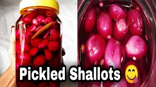 Pickled Shallots (Vinegar Shallots ) / pickled recipe.