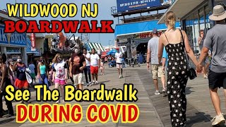 Walking at Wildwood New Jersey Boardwalk | Beach |  Morey's Piers | Family Travel | During covid