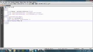 jQuery Tutorial 11 - multiple selector