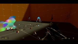 WHITE FOREST (WIP)/Source Particle Benchmark - Hunters VS npc_surface