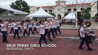 Perak State Marching Band Merdeka Parade 2016 - Rehearsal Day 1