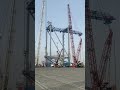 A frame holding arms erection STS crane duqm port oman 2022💪💪🙏