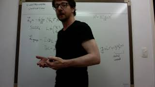 Particle physics lecture 20 - Electroweak unification